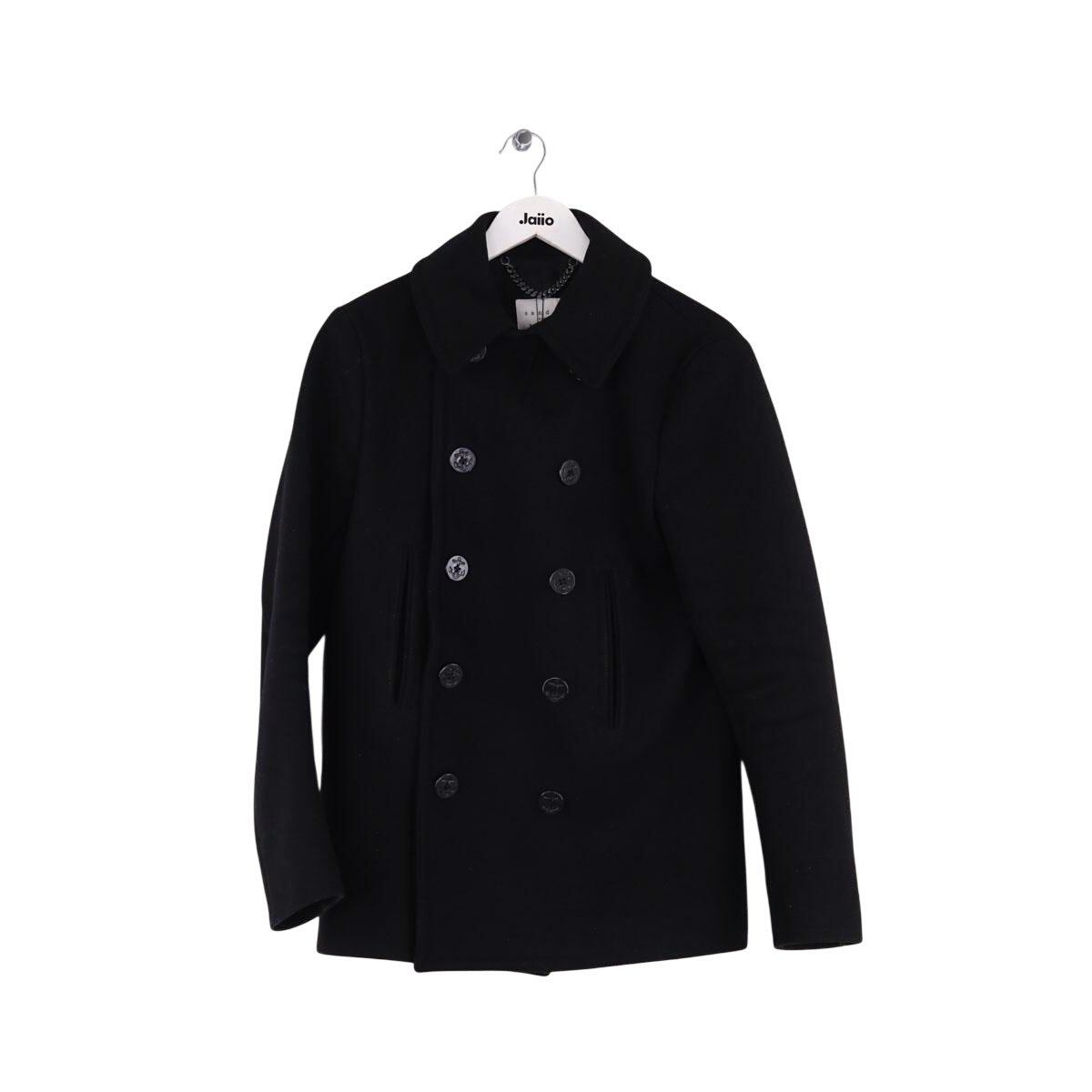 Manteau - Très Bon État noir, SANDRO