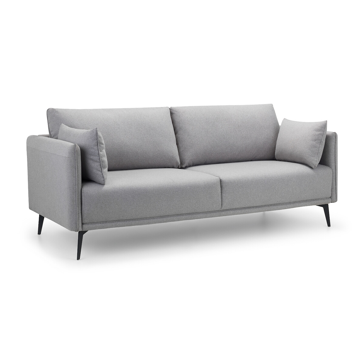 Roux Cosy Twill 3 Seater Sofa grey, SO'HOME
