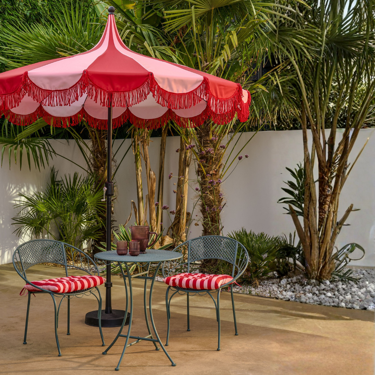 Parasol KIM rouge, MICA DECORATIONS