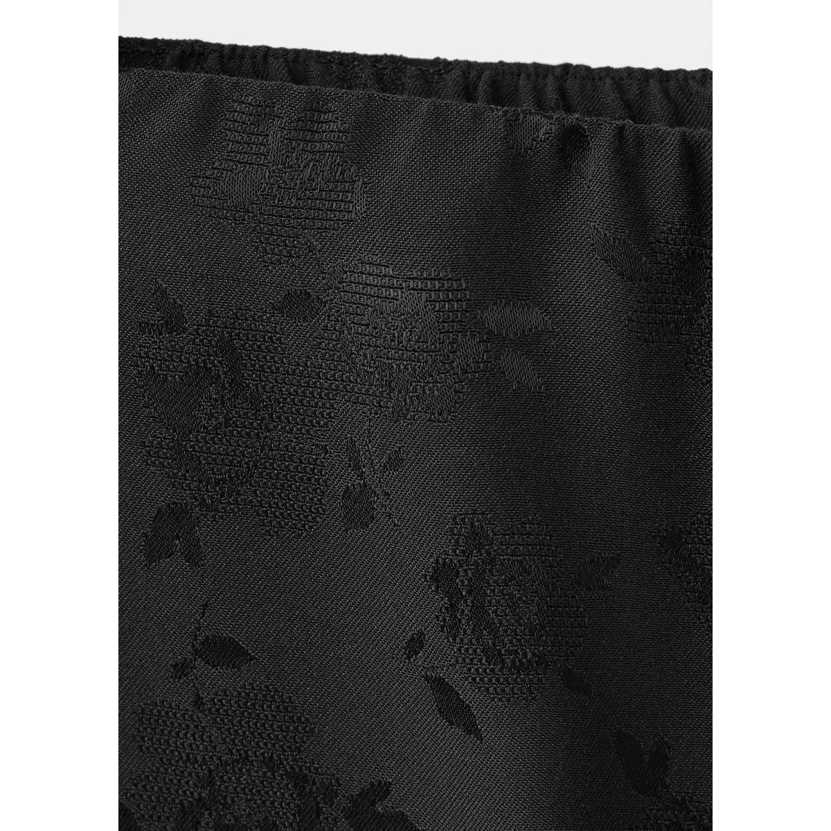 Pantalon droit jacquard gris anthracite, MANGO