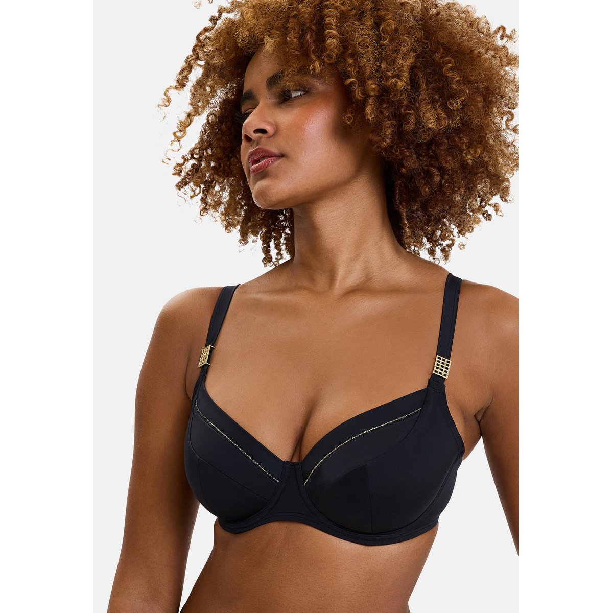 Haut de maillot de bain emboîtant Speekaboo noir, SANS COMPLEXE