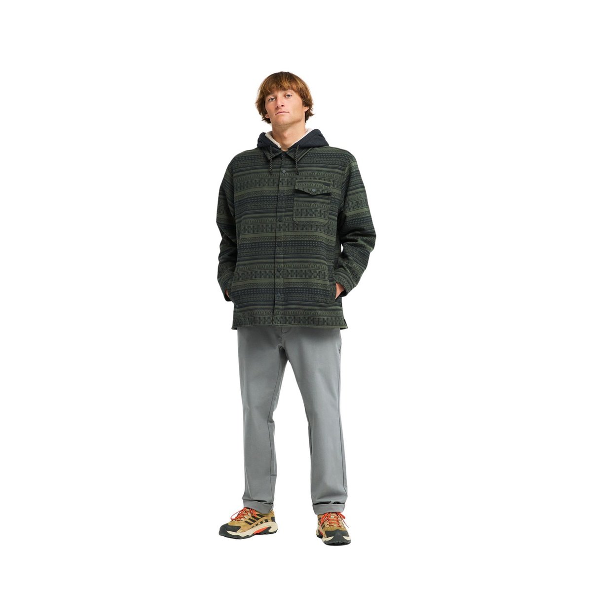Polaire boutonnée FURNACE BONDED JACQUARD noir black, BILLABONG