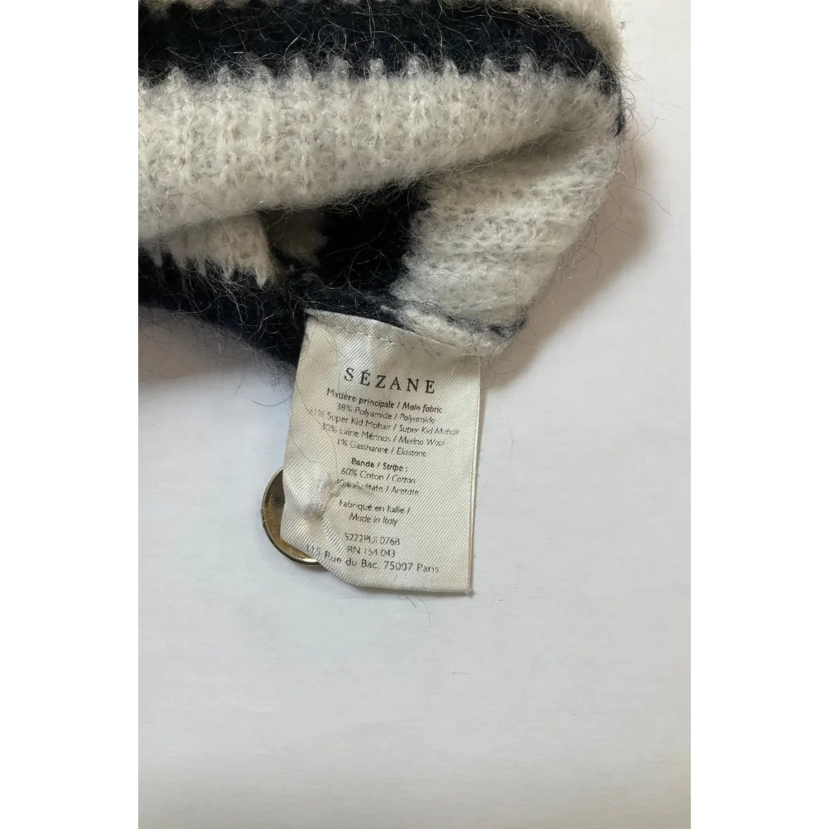 Pull - Très Bon État blanc, SEZANE
