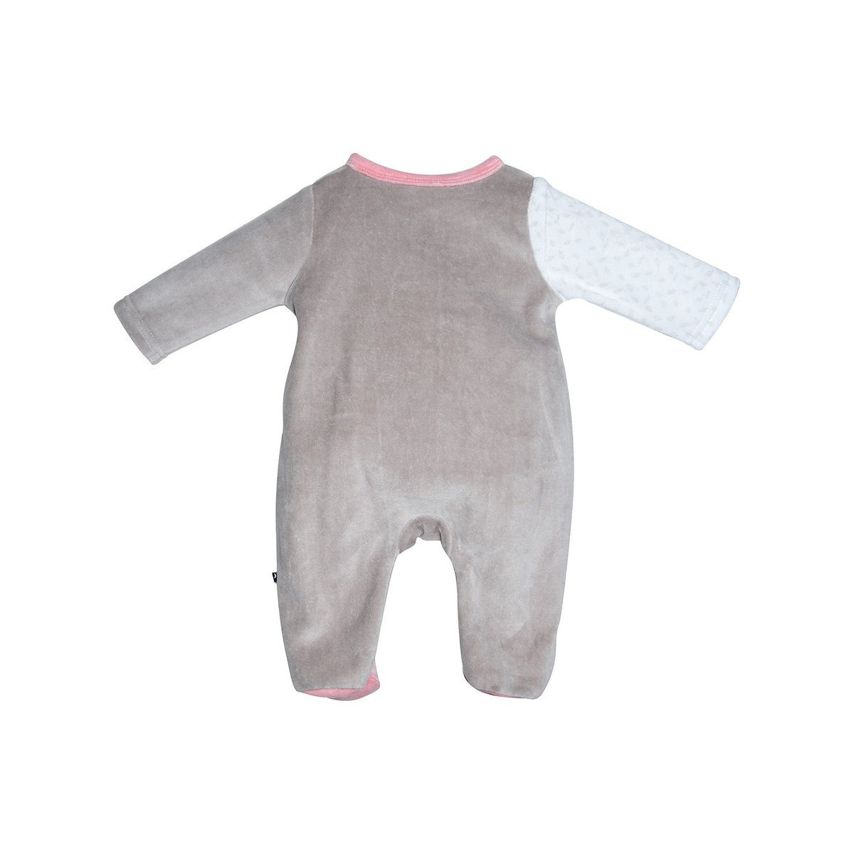 Dors bien inola velours rase ouverture devant naissance rose, SUCRE D'ORGE