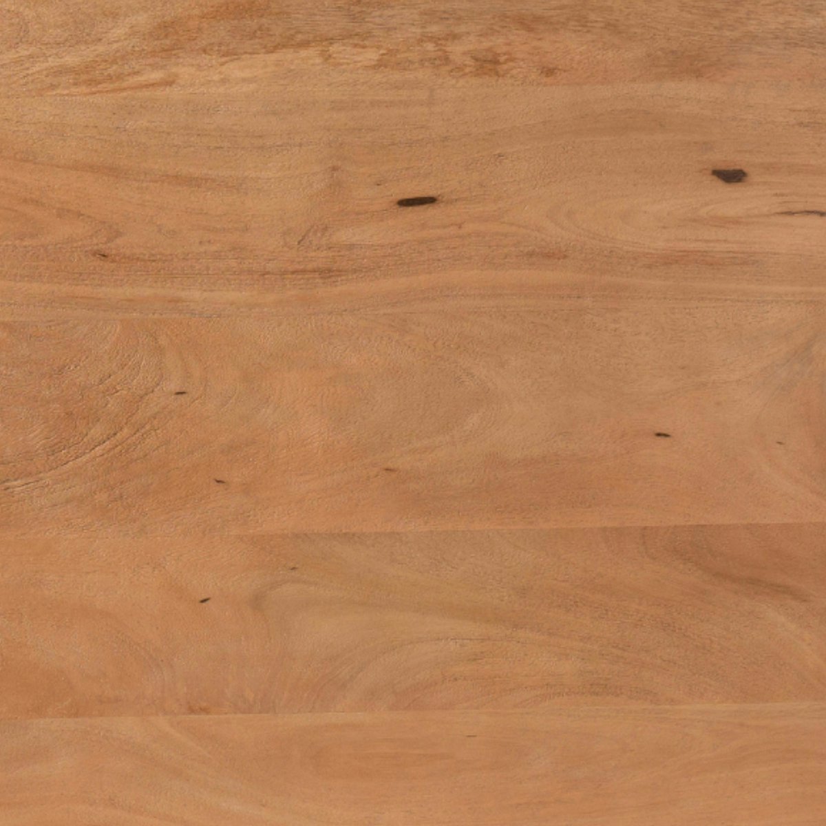 Table à manger ronde D130 cm bois/métal CORTINA bois / noir, PIER IMPORT