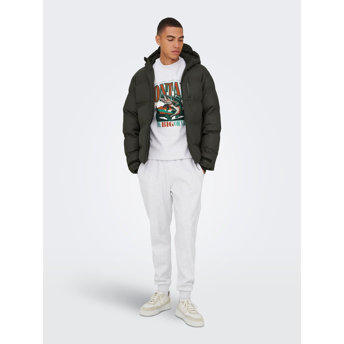 Veste dark grey melange 1, ONLY & SONS