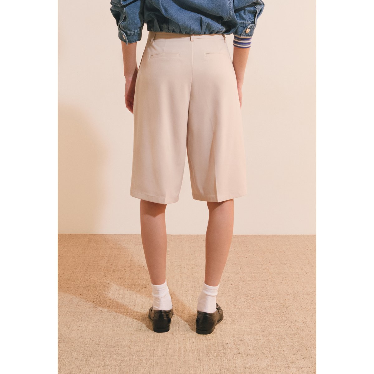 ETAM SHORT VENICY - BERMUDA beige, ETAM