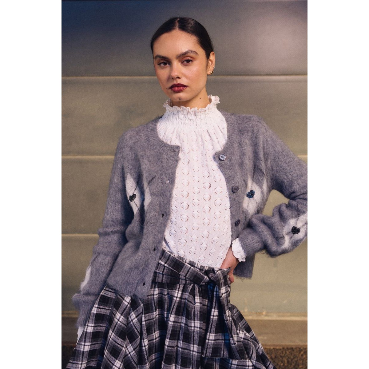 Sous-pull Victorien, en semi-transparence blanc, LILI SIDONIO