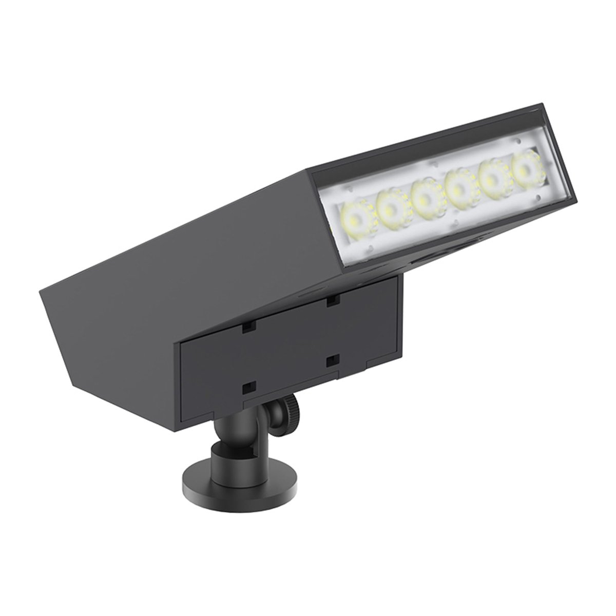 Spot solaire projecteur SOLTEK noir, LUMISKY