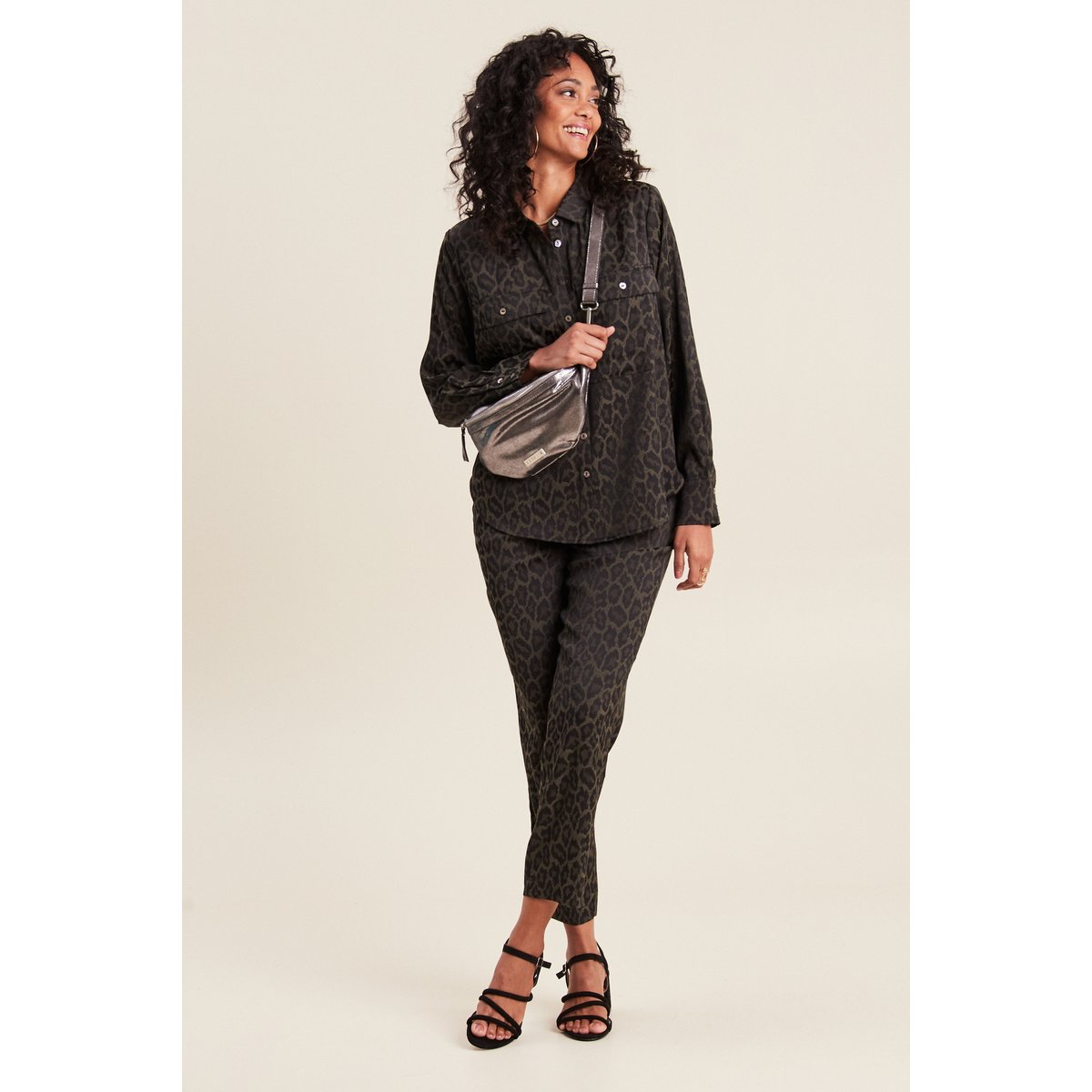 Chemise manches longues vert kaki, BREAL