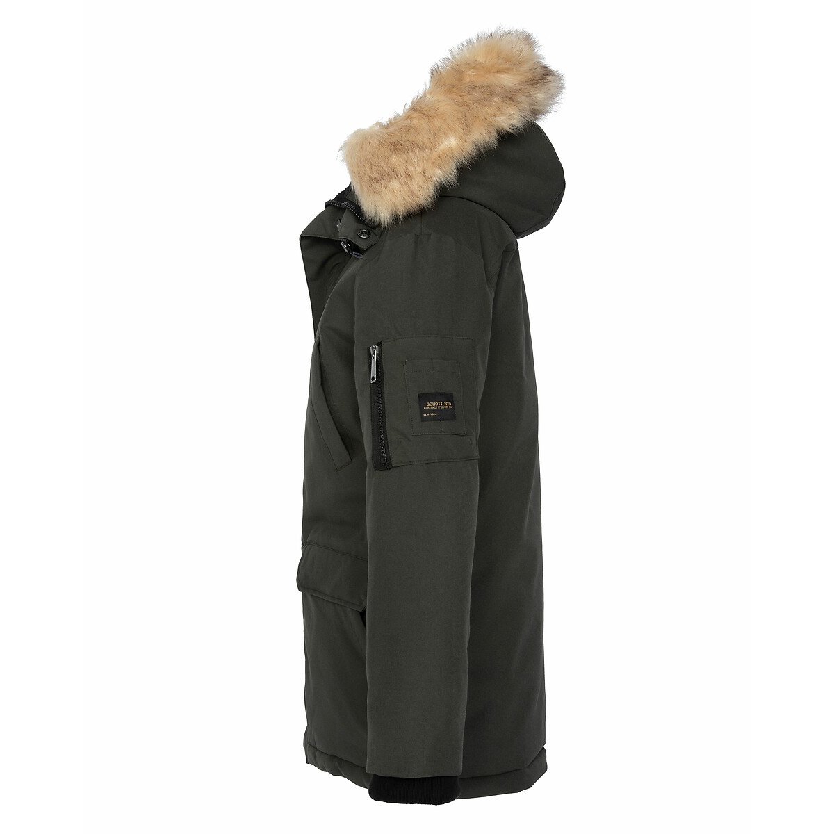 Parka à capuche 10-16 ans kaki, SCHOTT