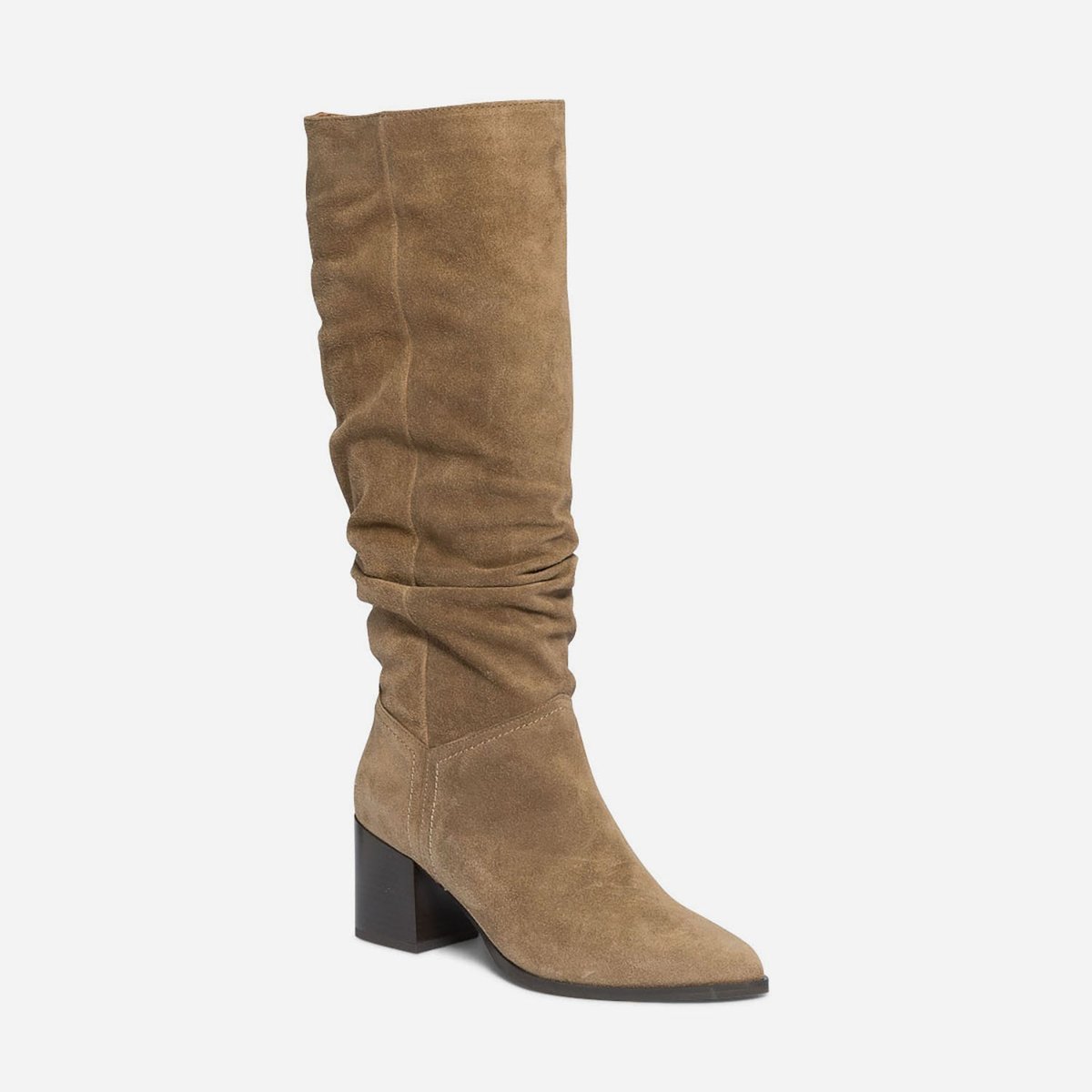 Botte À Talon en cuir RASABEN taupe, ERAM