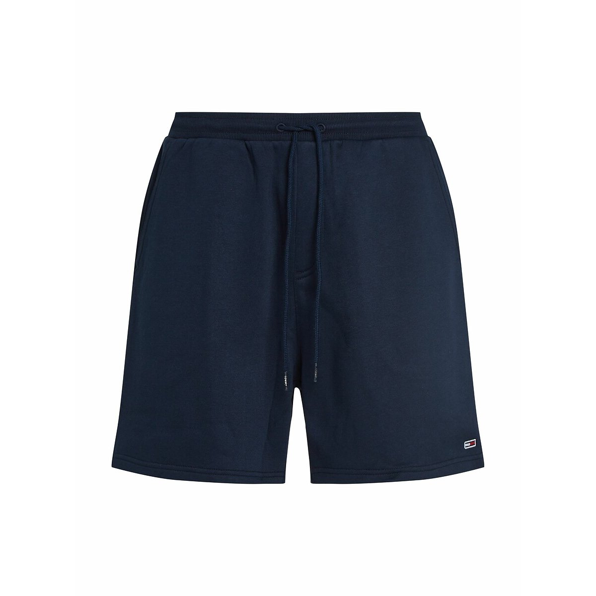 Pantaloncini taglio standard con stemma della bandiera blu scuro, TOMMY JEANS