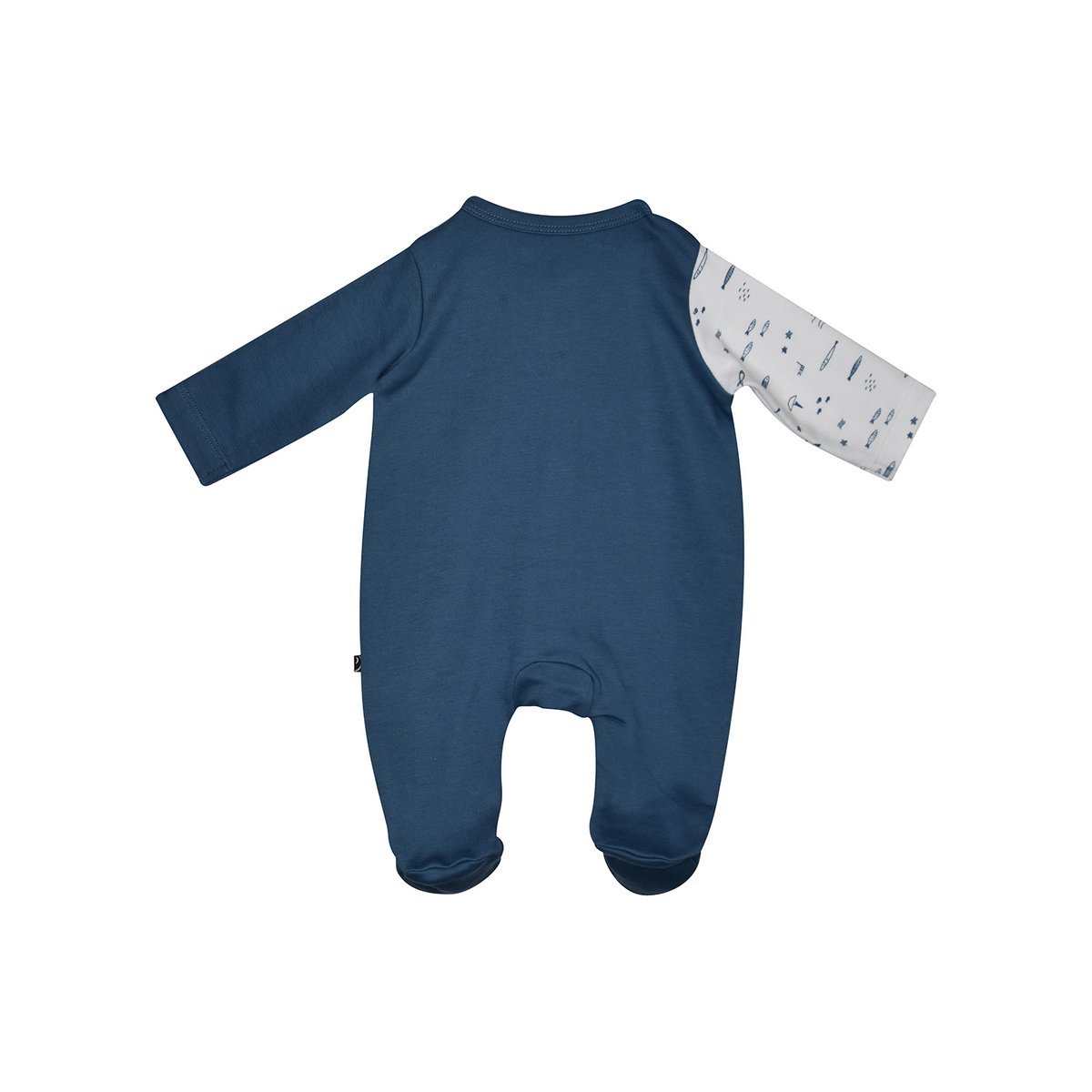 Dors bien loufti interlock ouverture devant naissance bleu, SUCRE D'ORGE
