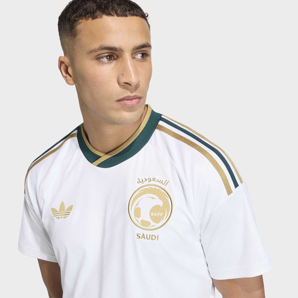 Maillot Extérieur Arabie Saoudite 26 Maillot Extérieur Arabie Saoudite 26 white / khaki / aurora ivy, adidas Performance