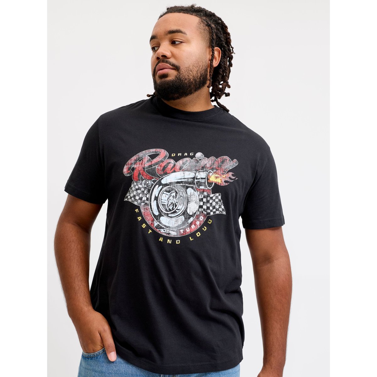 T-Shirt black 1, JACK & JONES