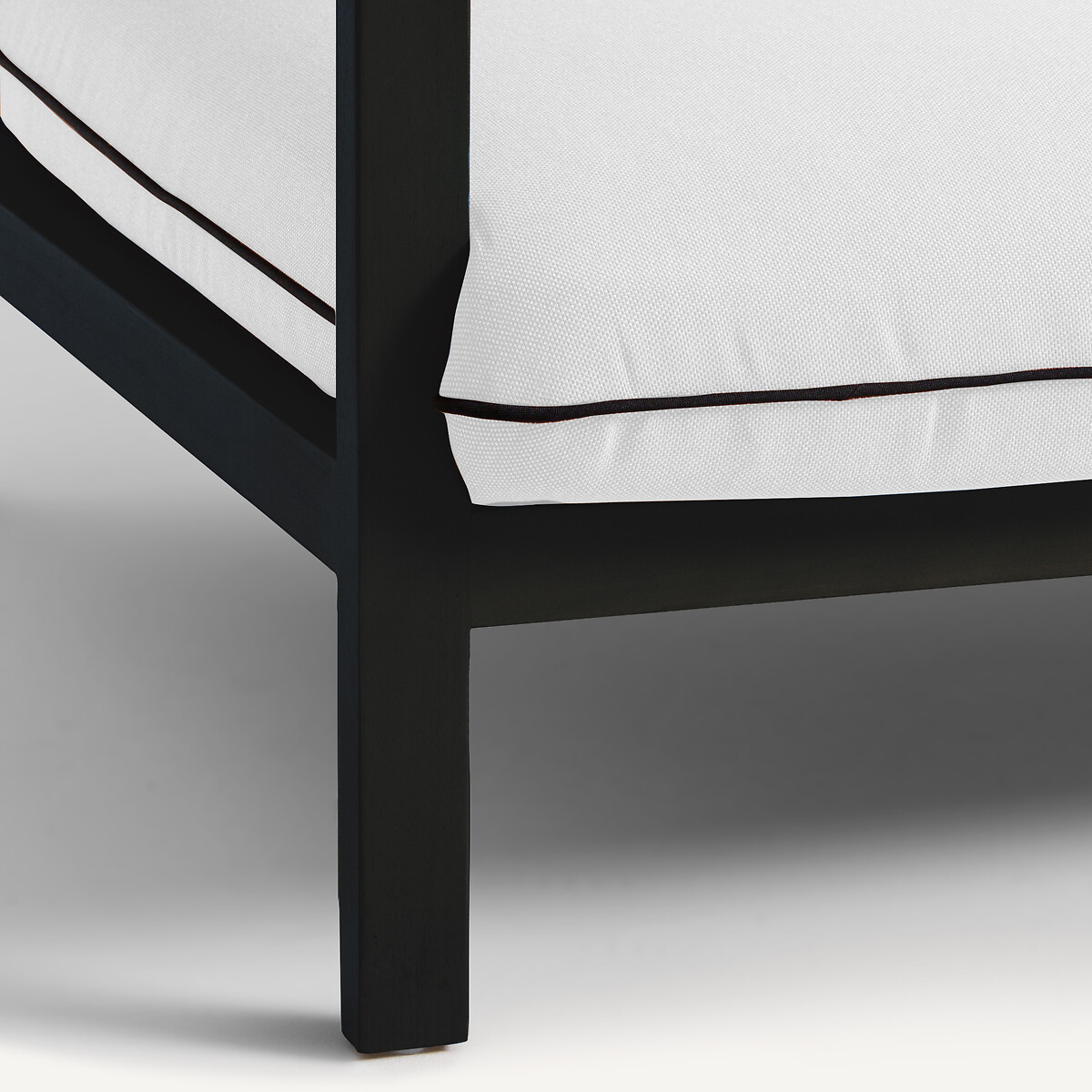 Banquette de jardin 2 places en acacia, Amir craie, AM.PM