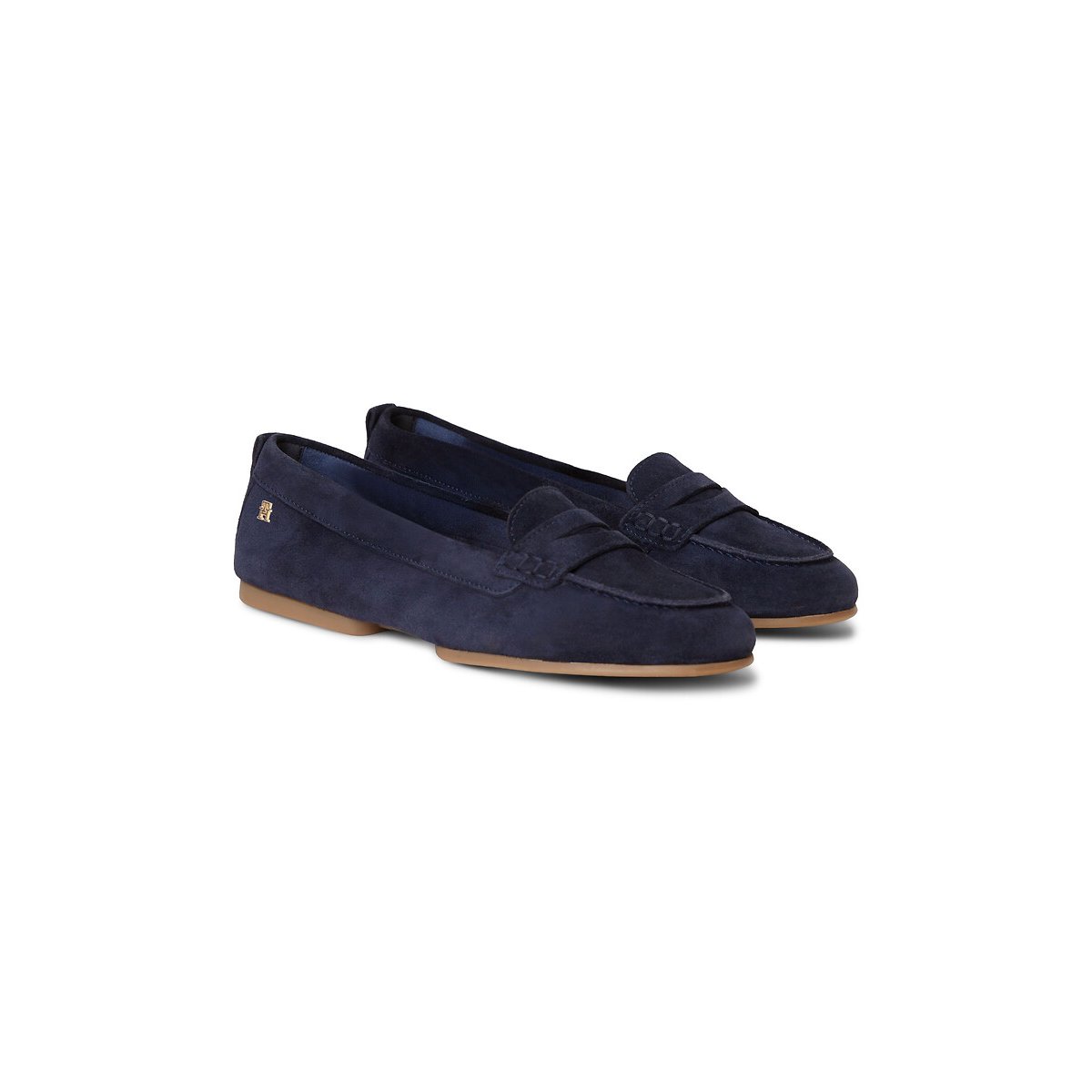 Flex Suede Loafers navy blue, TOMMY HILFIGER