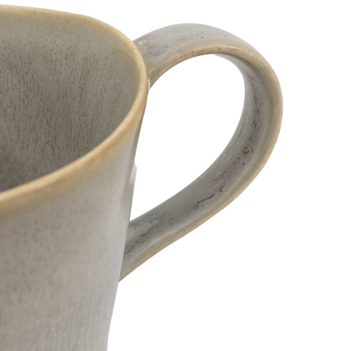 Set of 4 Pebble Glaze Mugs dove grey, ÉDITÉ
