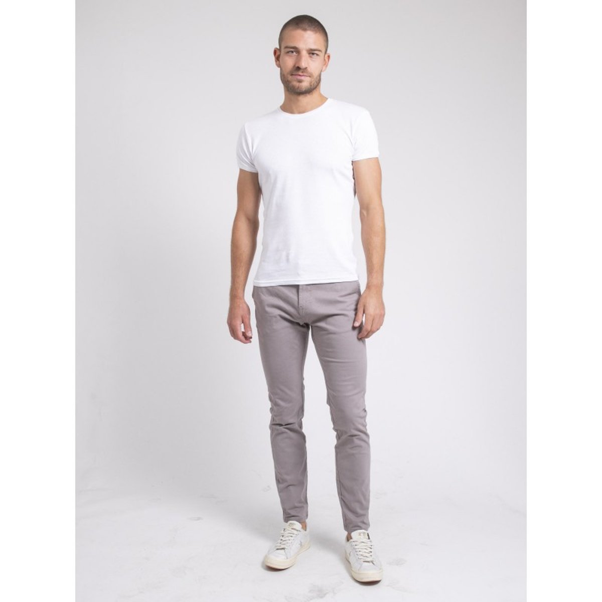Pantalon Chino Valdek gris, RITCHIE