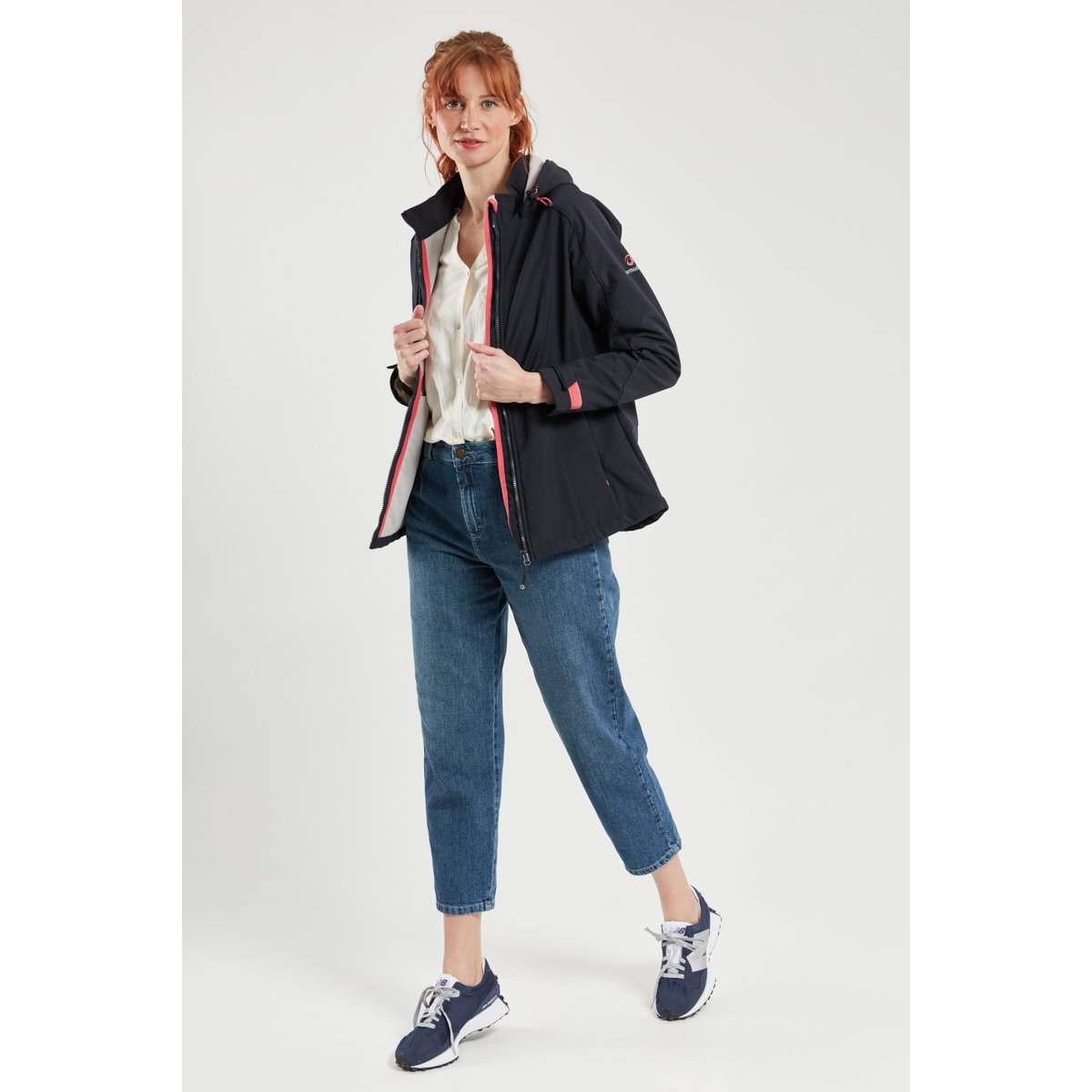 Veste softshell SITIA navy/gris, BERMUDES