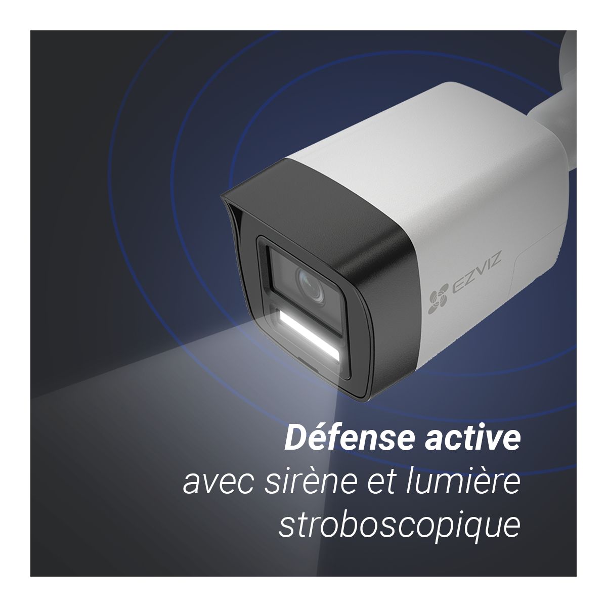 Caméra de surveillance H3K 4K PoE couleur unique, EZVIZ