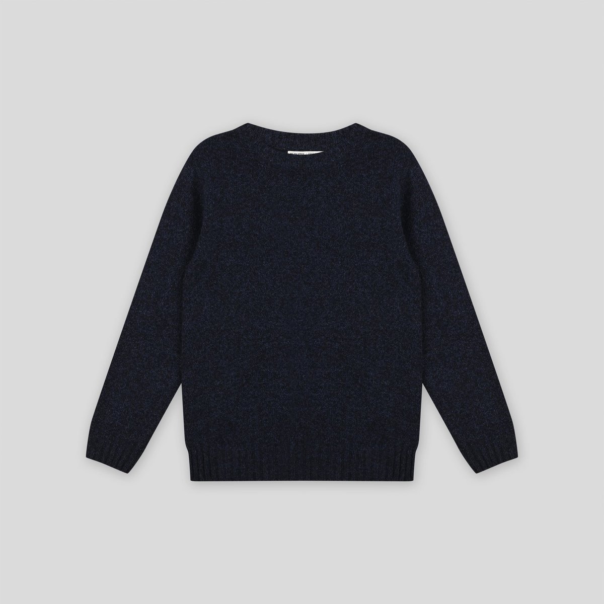 Pull col rond laine marine chine, MONOPRIX KIDS
