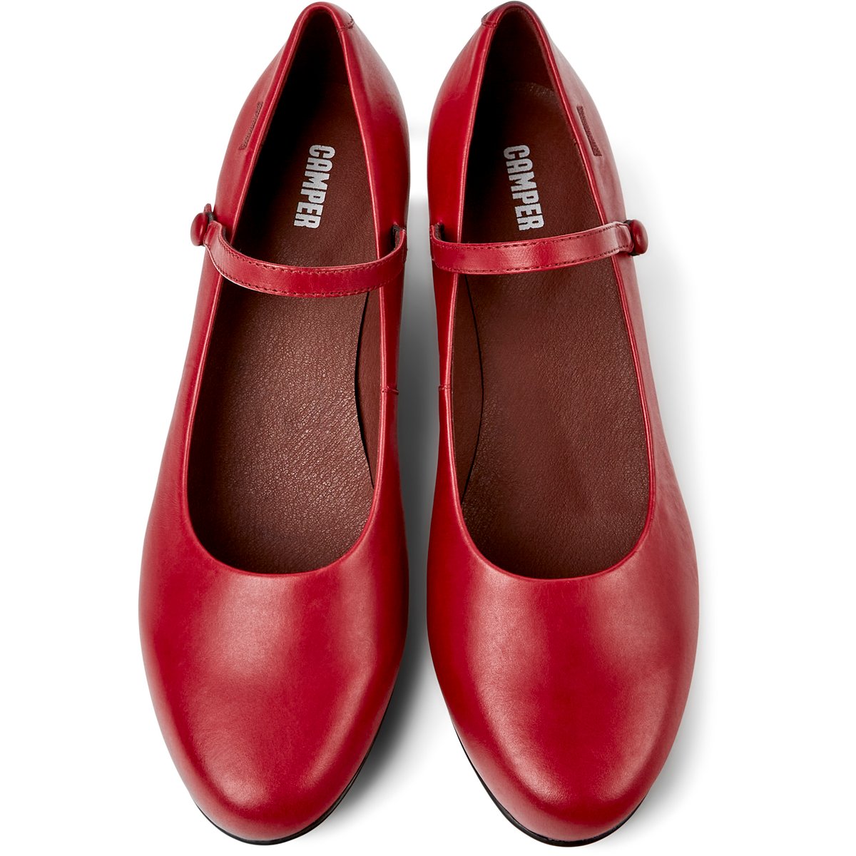 Escarpins Helena Cuir rouge, CAMPER
