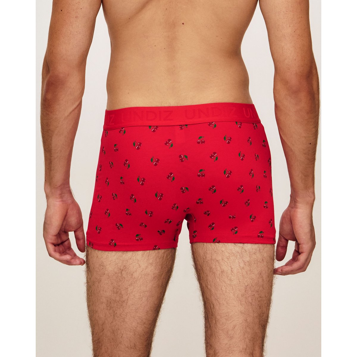 Boxer en coton imprimé cerises REPEATIZ CHERR rouge, UNDIZ
