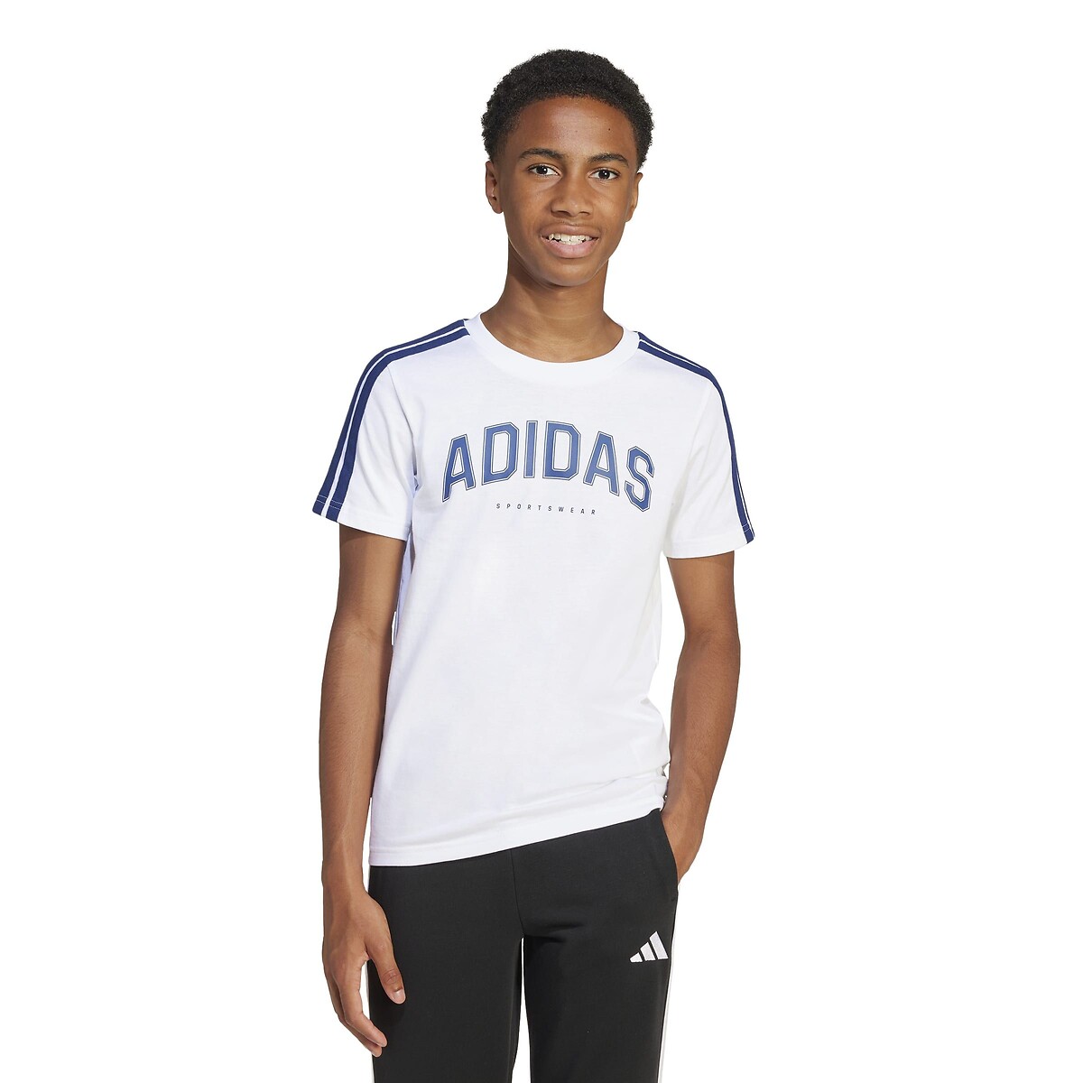 T-shirt a maniche corte bianco, ADIDAS SPORTSWEAR