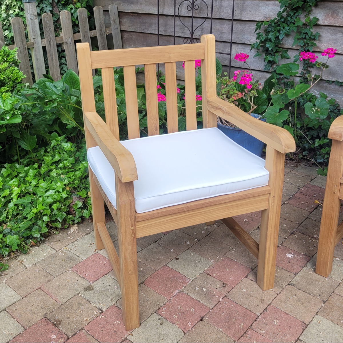 Fauteuil en teck massif Boston naturel, TECK ATTITUDE