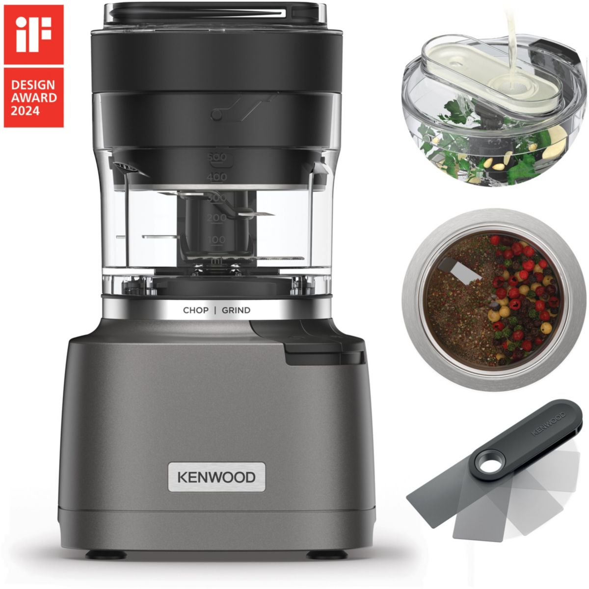 Hachoir Duo Prep CHP80.000SI couleur unique, KENWOOD