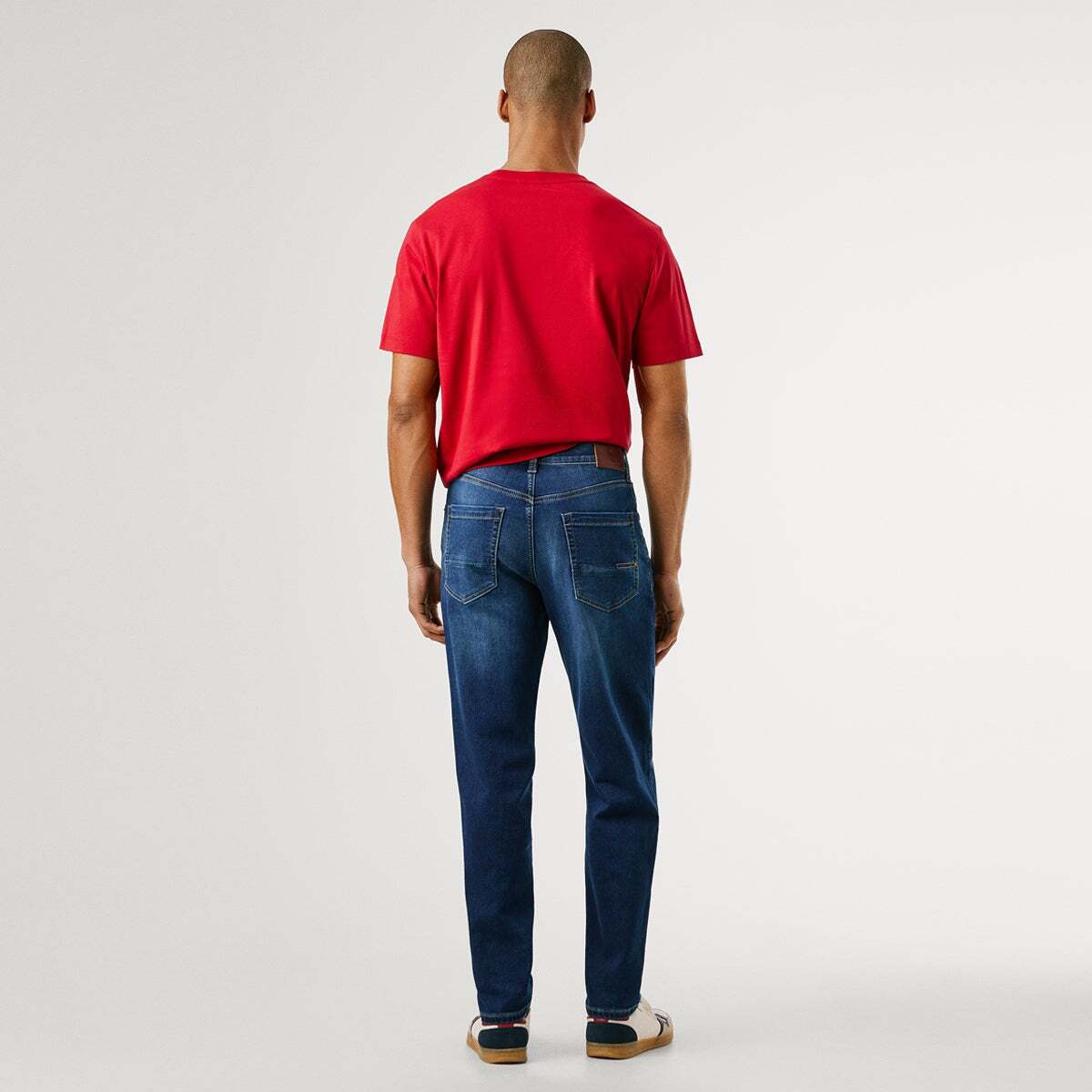 Jean Coupe Décontractée, Taille Basse - Cage authentic oxford gymdigo, PEPE JEANS