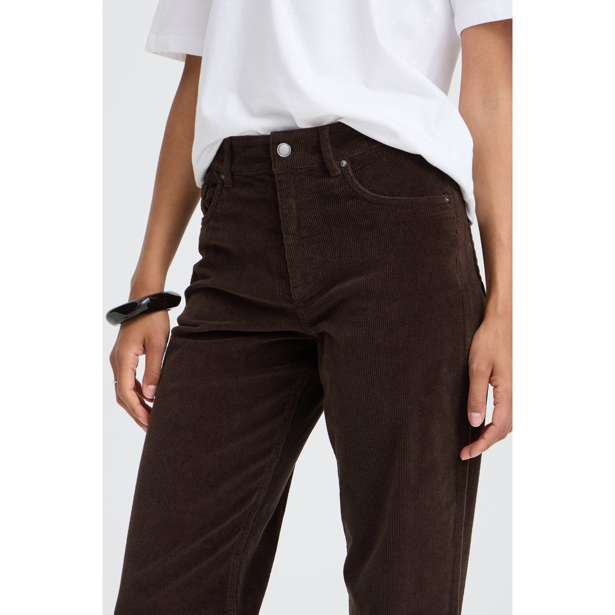 Pantalon décontracté marron java, B.YOUNG