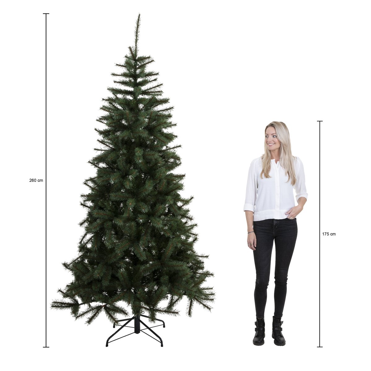 Sapin de Noël H260 cm BRISTLECONE vert, TRIUMPH TREE
