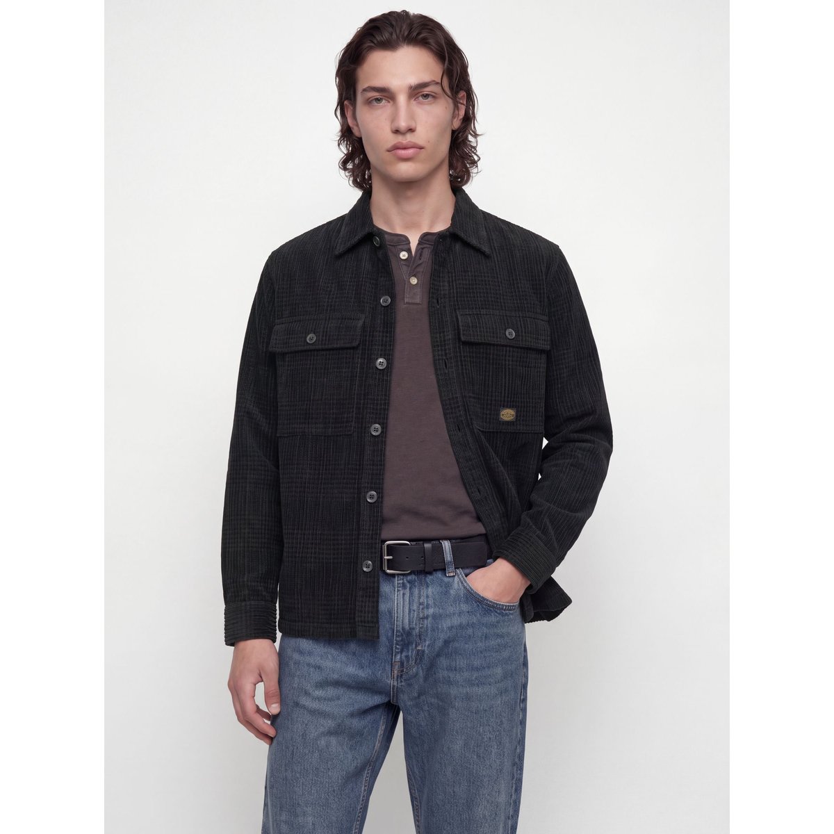Surchemise black 1, JACK & JONES