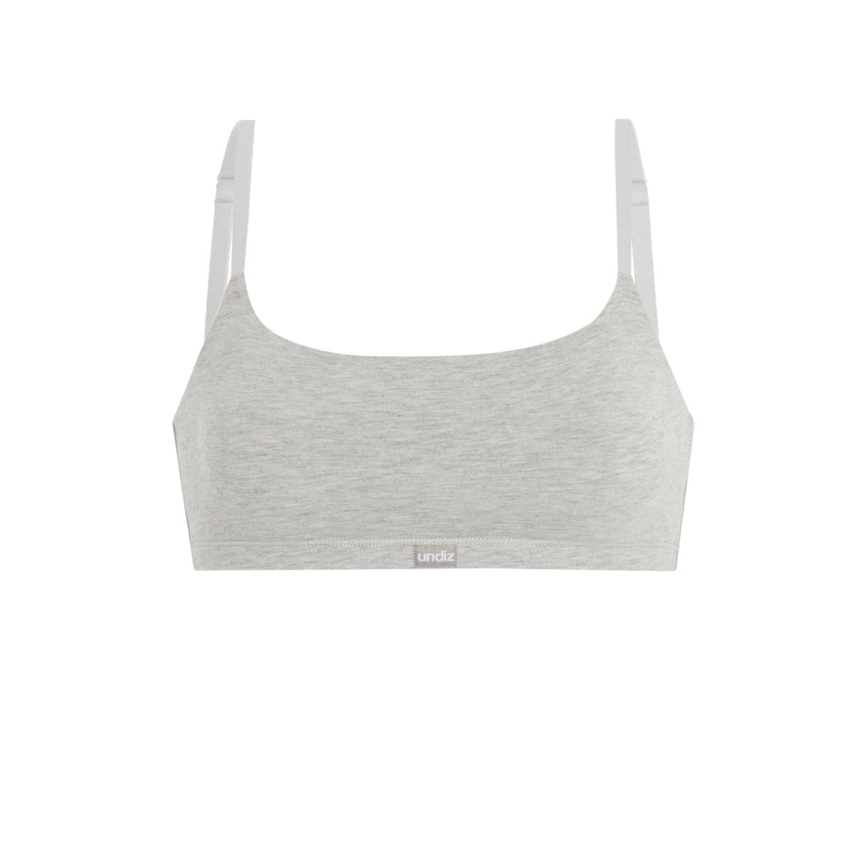 Brassière coton biologique COTONIZ gris, UNDIZ