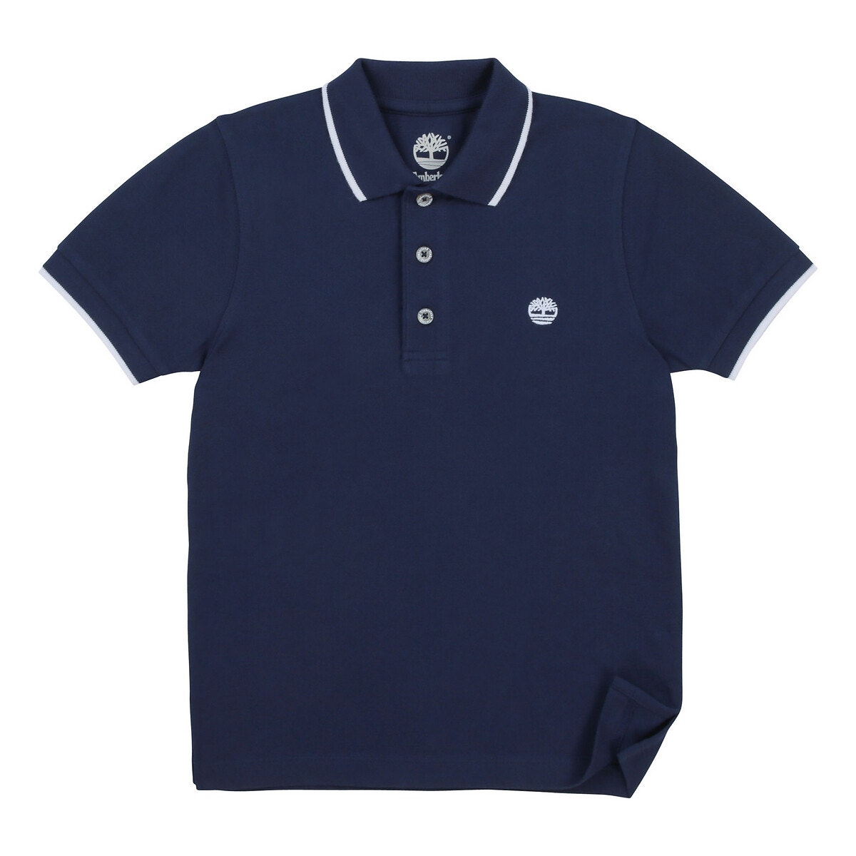 Polo, coton bio bleu marine, TIMBERLAND