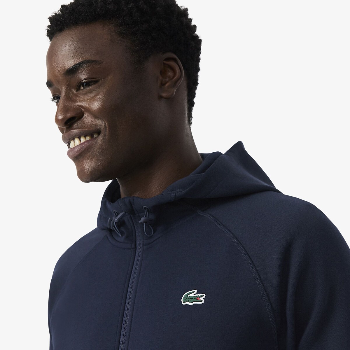 Sweat-shirt Training regular fit stretch marine, LACOSTE