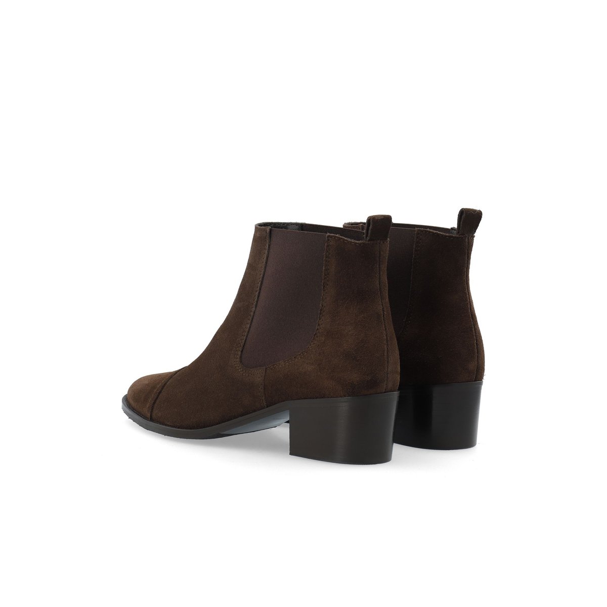 Bottes En Daim brown, BIANCO