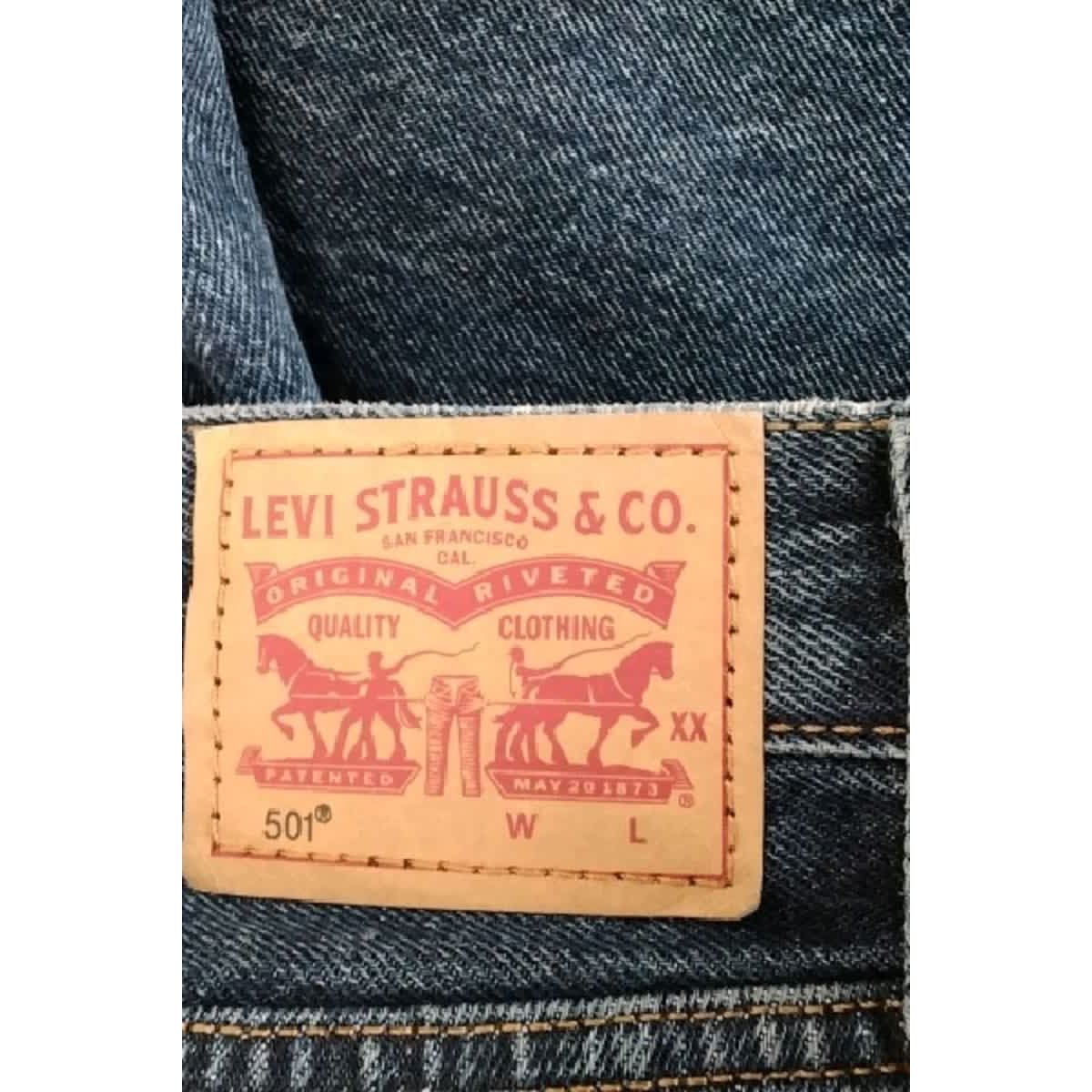 Jean droit - Très Bon État bleu, LEVI'S