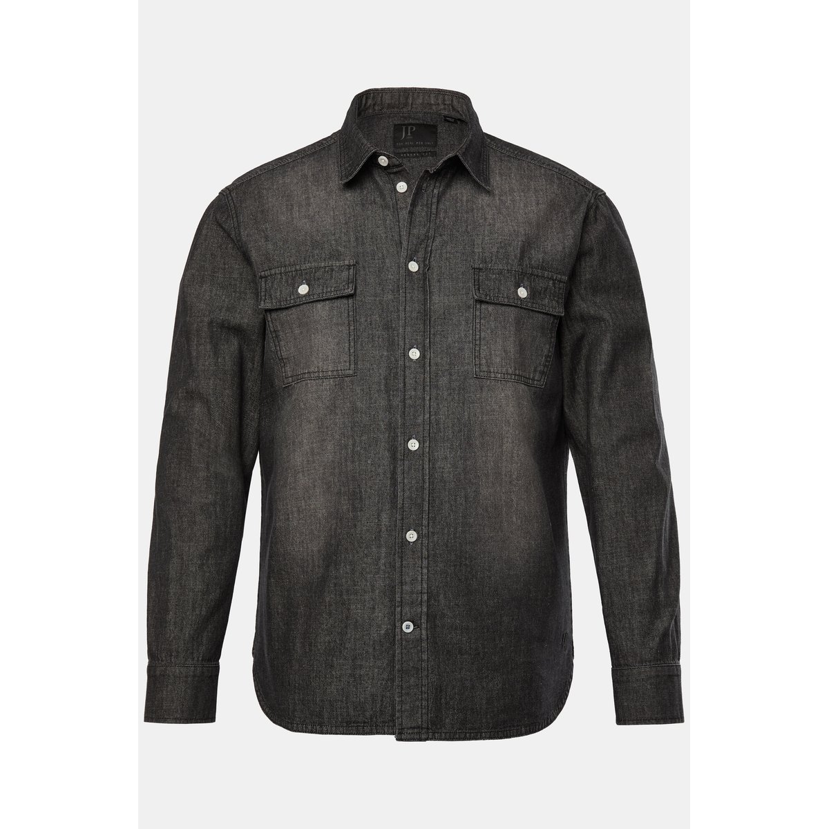 Chemise en jean esprit vintage noir, JP1880