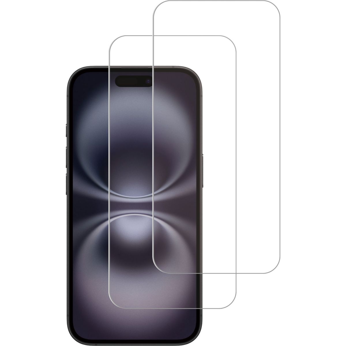 Protège écran iPhone 16 Pro Max/17 Pro Max x2 couleur unique, ESSENTIEL B