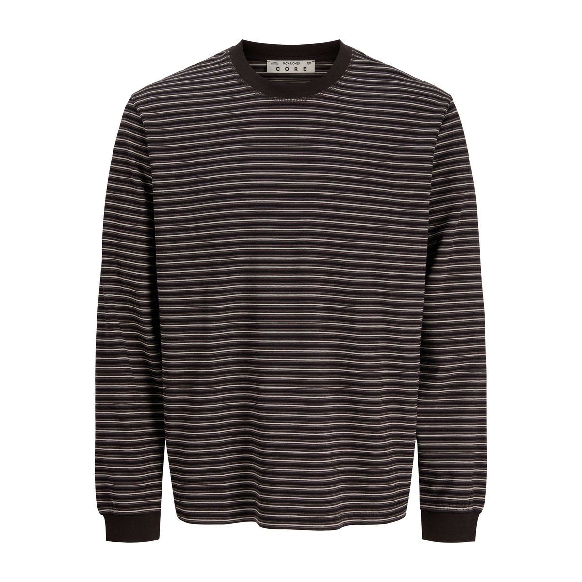 T-Shirt marron - chocolate torte 1, JACK & JONES