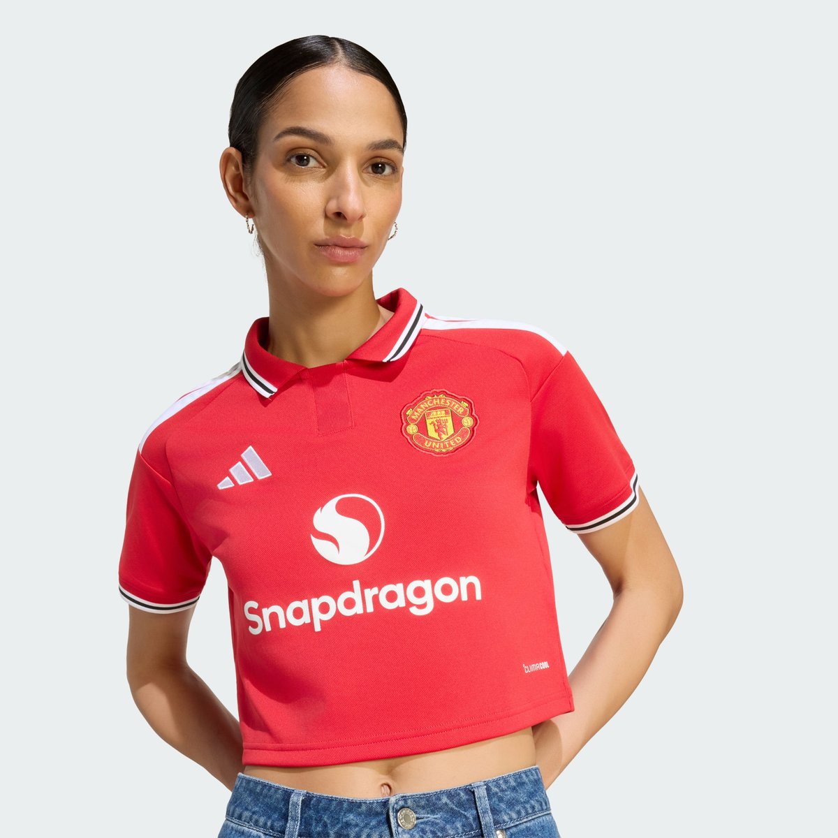 Maillot Domicile Manchester United 26/27 Crop Maillot Domicile Manchester United 26/27 Crop mufc red, adidas Performance