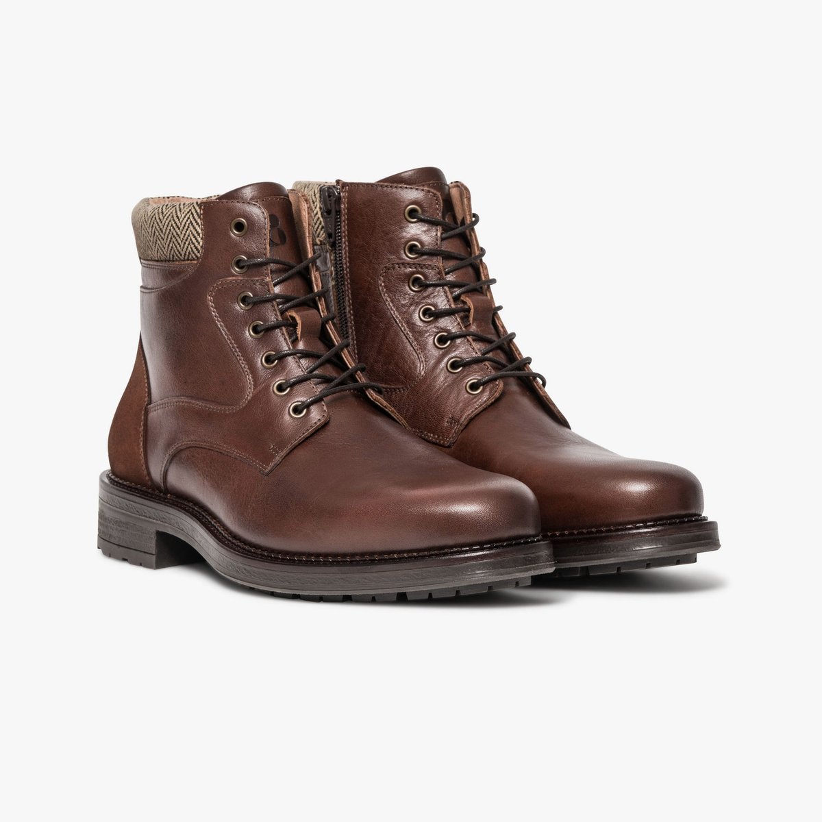 Boots À Talon en cuir GAREL cognac, BOCAGE