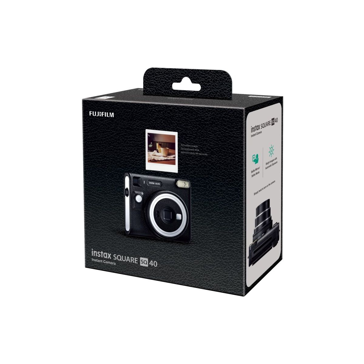 Appareil photo Instantané Instax SQ40 Noir couleur unique, FUJIFILM
