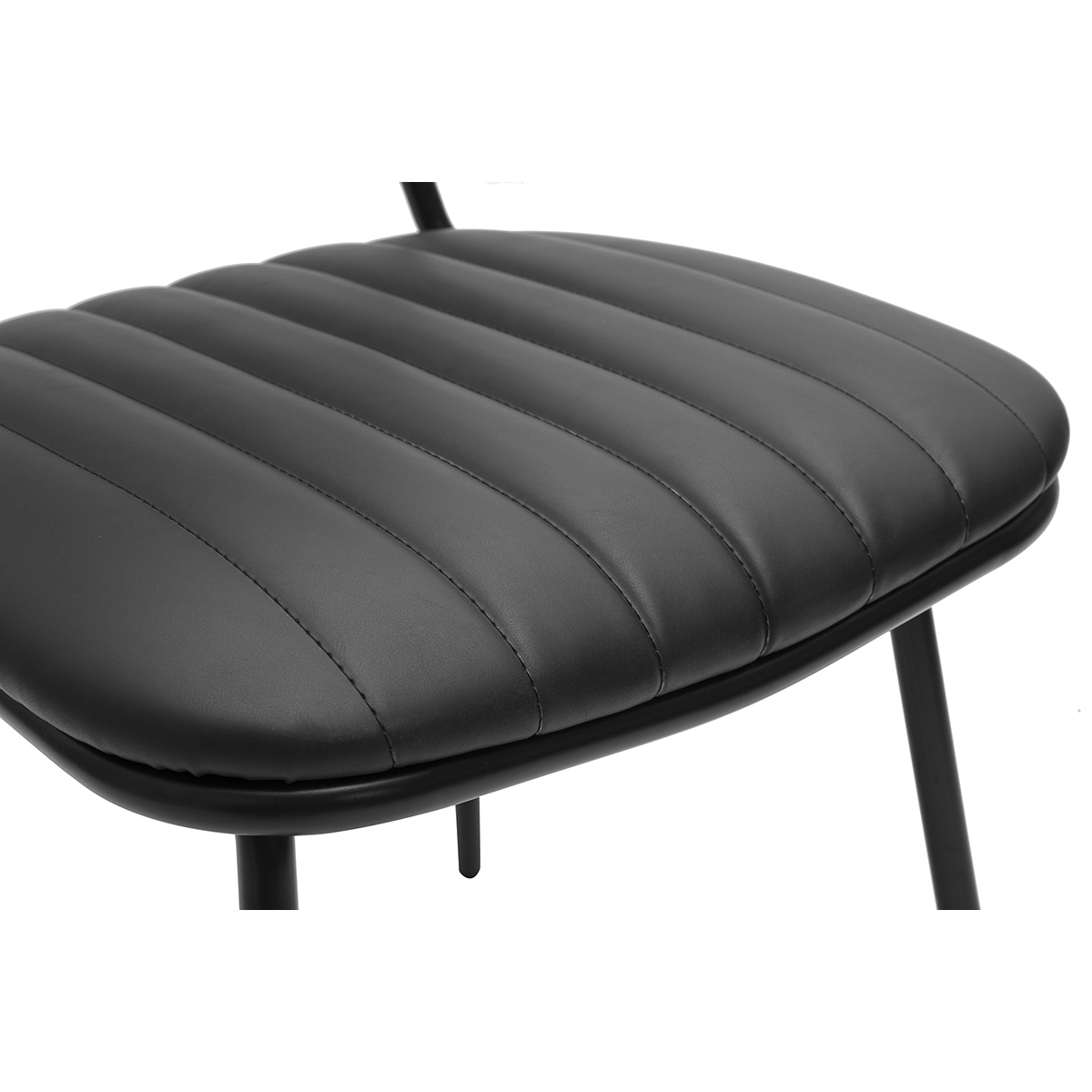 Chaises vintages noires (lot de 2) GALWAY noir, MILIBOO