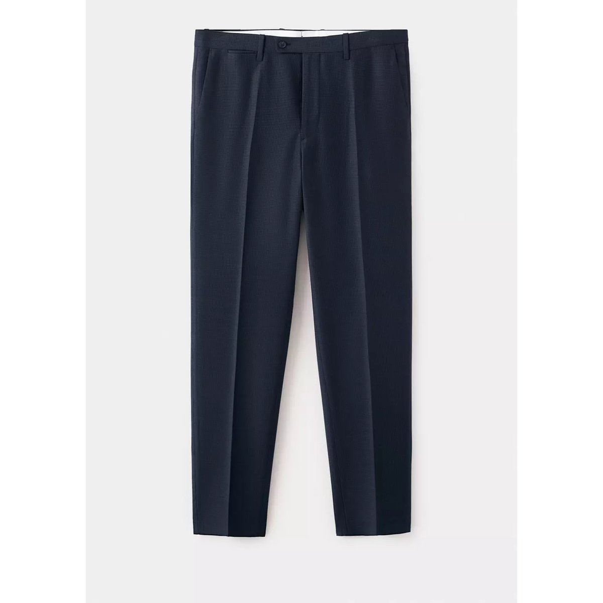 Pantalon costume Turín 100 % laine bleu marine foncé, MANGO MAN