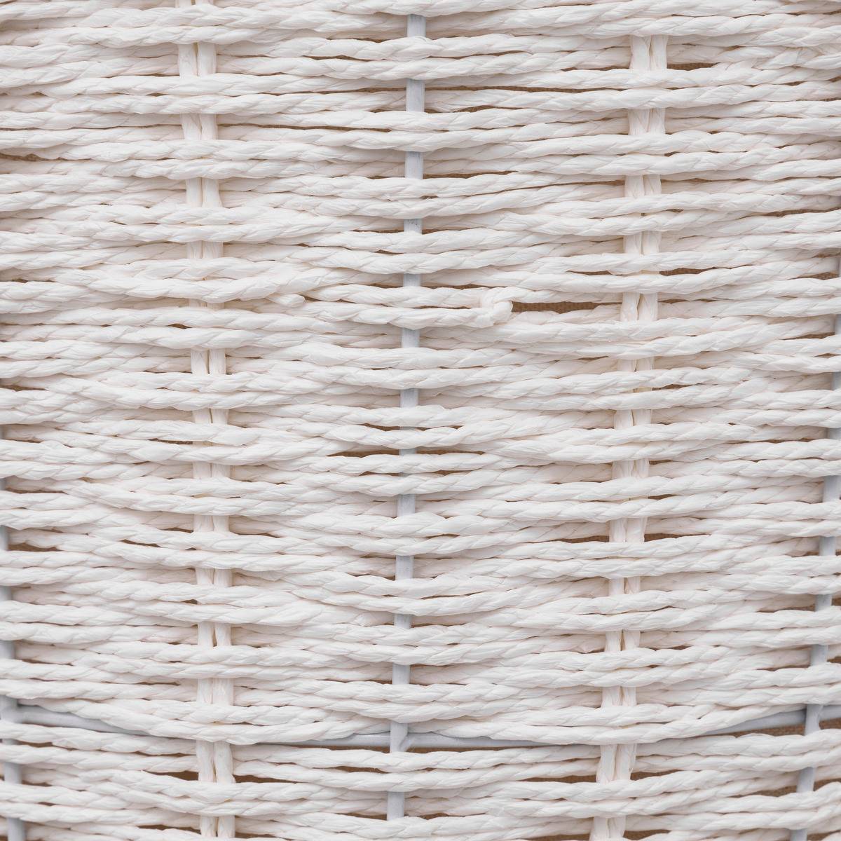 Panier à linge rond 40L VANNERIE blanc, 5FIVE SIMPLY SMART